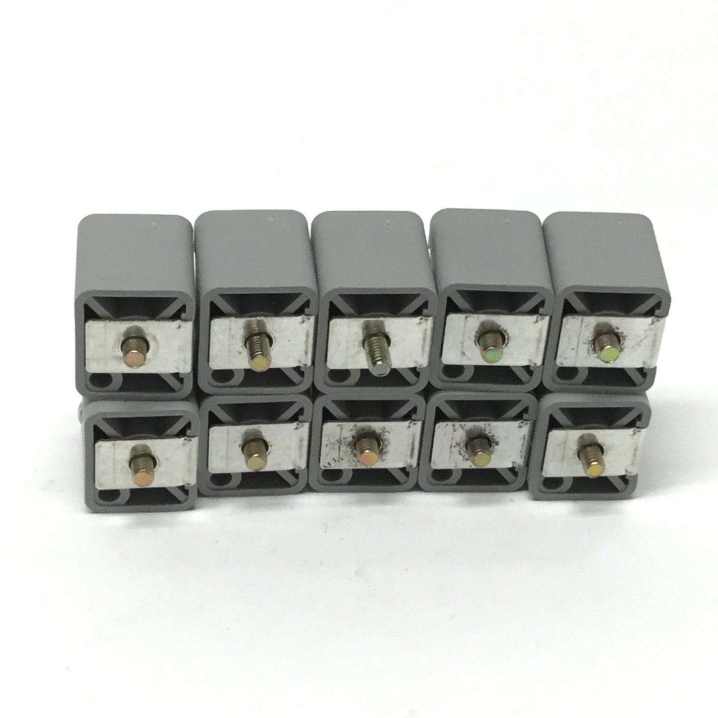 Used Lot of 10 Phoenix Contact AB/SS-M 3x10mm Busbar Insulated Support Brackets