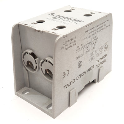 New – Open box Schneider Electric NYSEBAP27622 Power Distribution Block, 760A 600V Max