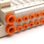 Used SMC SS5V1-16FD1-06-C4-D0 Cassette Base Manifold 6 Stations, D-Sub Connector