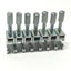 Used Lot of 7 Phoenix Contact SK 5 Busbar Shield Connection Clamp, 9mm Pitch