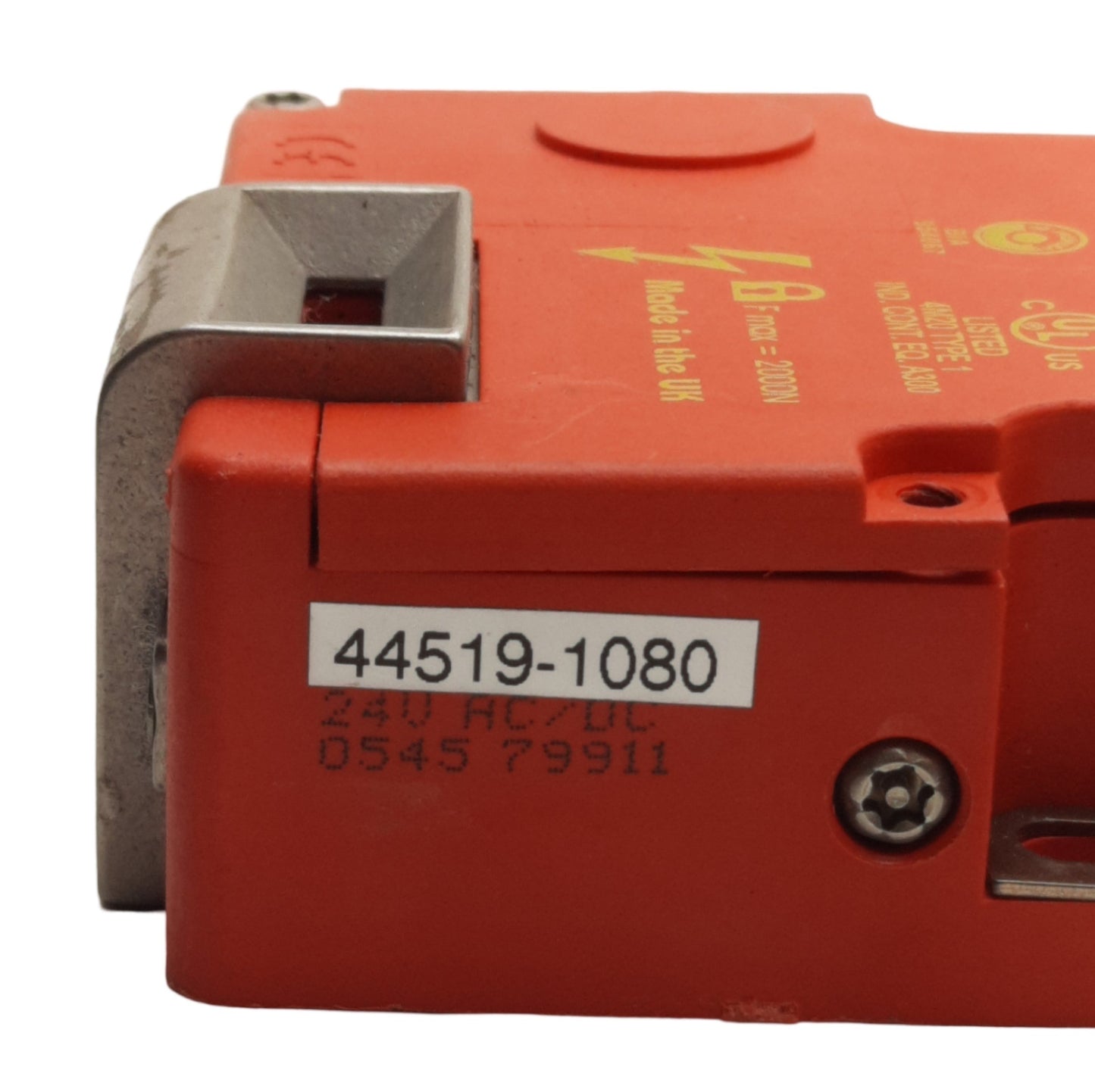 Used Omron STI 44519-1080 Limit Switch, 3NC/2NO, 24-100VAC 24VDC 5A, NEMA 6, No Key