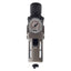 Used SMC AW30-N03-Z Pneumatic Filter Regulator, Set: 7-125psi, 3/8" NPT, 160psi Gauge