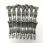 Used Lot of 7 13MHHM Stainless Steel Heavy Duty Sanitary Tri-Clamp Fittings 1"/1.5"