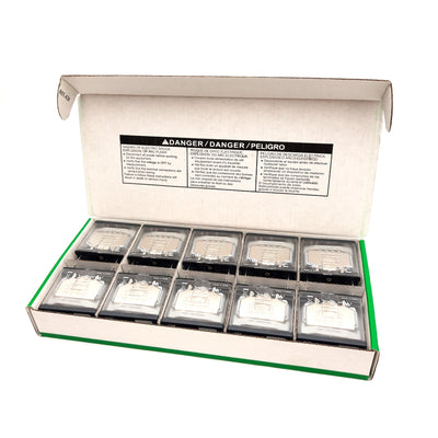 New Lot of 10 Schneider Electric 784XDXM4L-120A Power Relay, 15A, 120 VAC, 4PDT