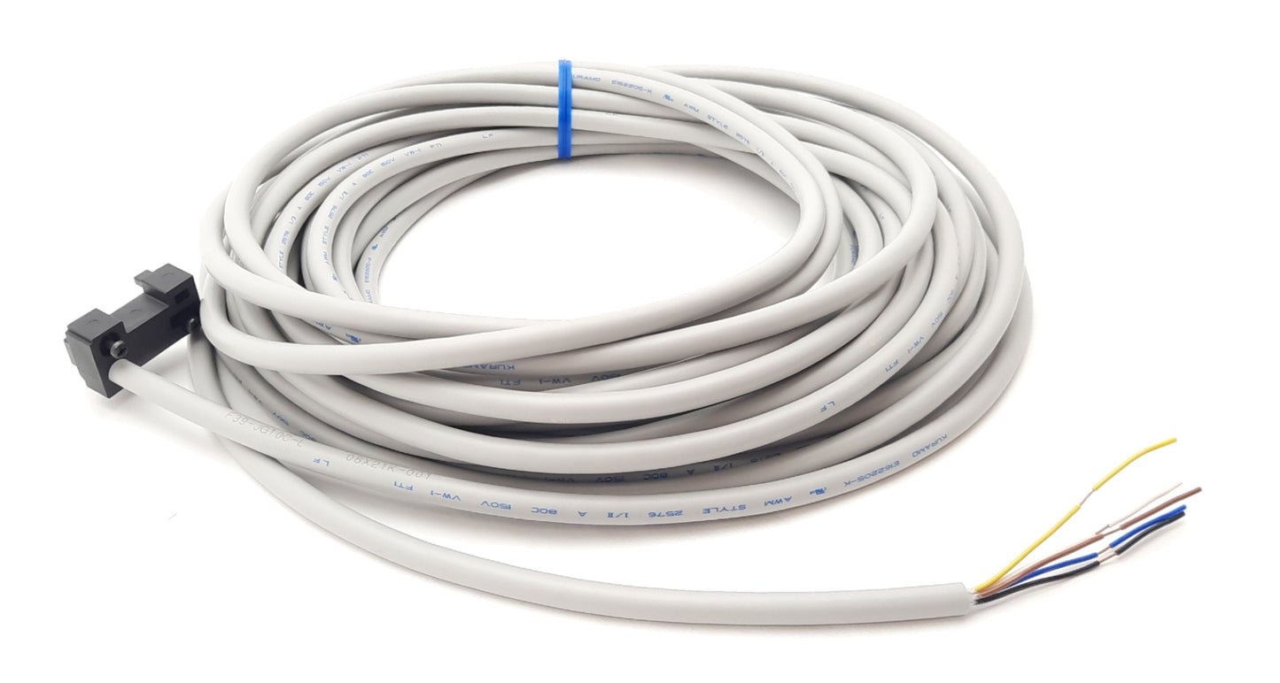 New Omron F39-JG10C-L Safety Light Curtain Root Cordset, 10m Length, 30VDC 1.5A