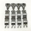 Used Lot of 4 13MHHM.75-H Stainless Steel Heavy Duty Sanitary Tri-Clamp Fittings 3/4"