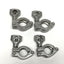 Used Lot of 4 13MHHM.75-H Stainless Steel Heavy Duty Sanitary Tri-Clamp Fittings 3/4"