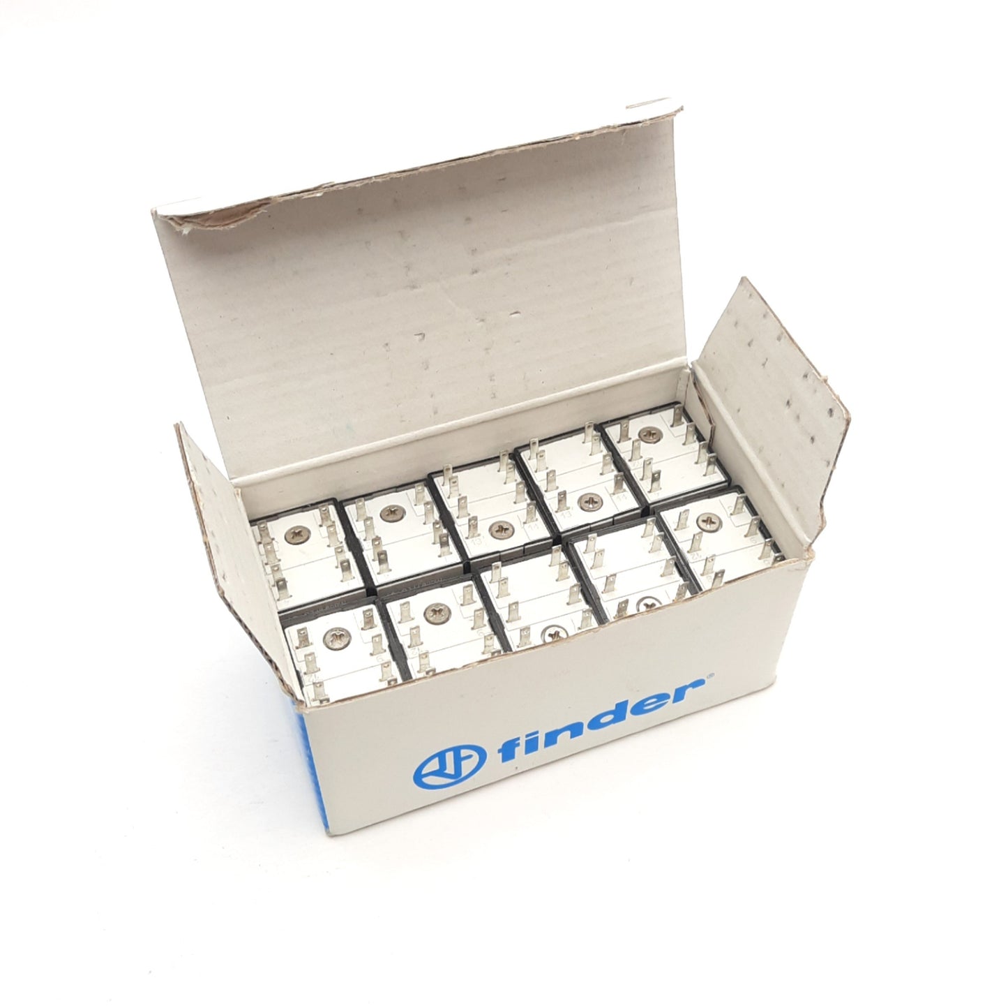 New Lot of 10 Finder 55.32.9.024.0000 Relay, 10A 250VAC/30VDC, DPDT, 24 VDC Coil