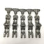 Used Lot of 5 3-A 63-03 Stainless Steel Heavy Duty Sanitary Tri-Clamp Fittings 3/4"