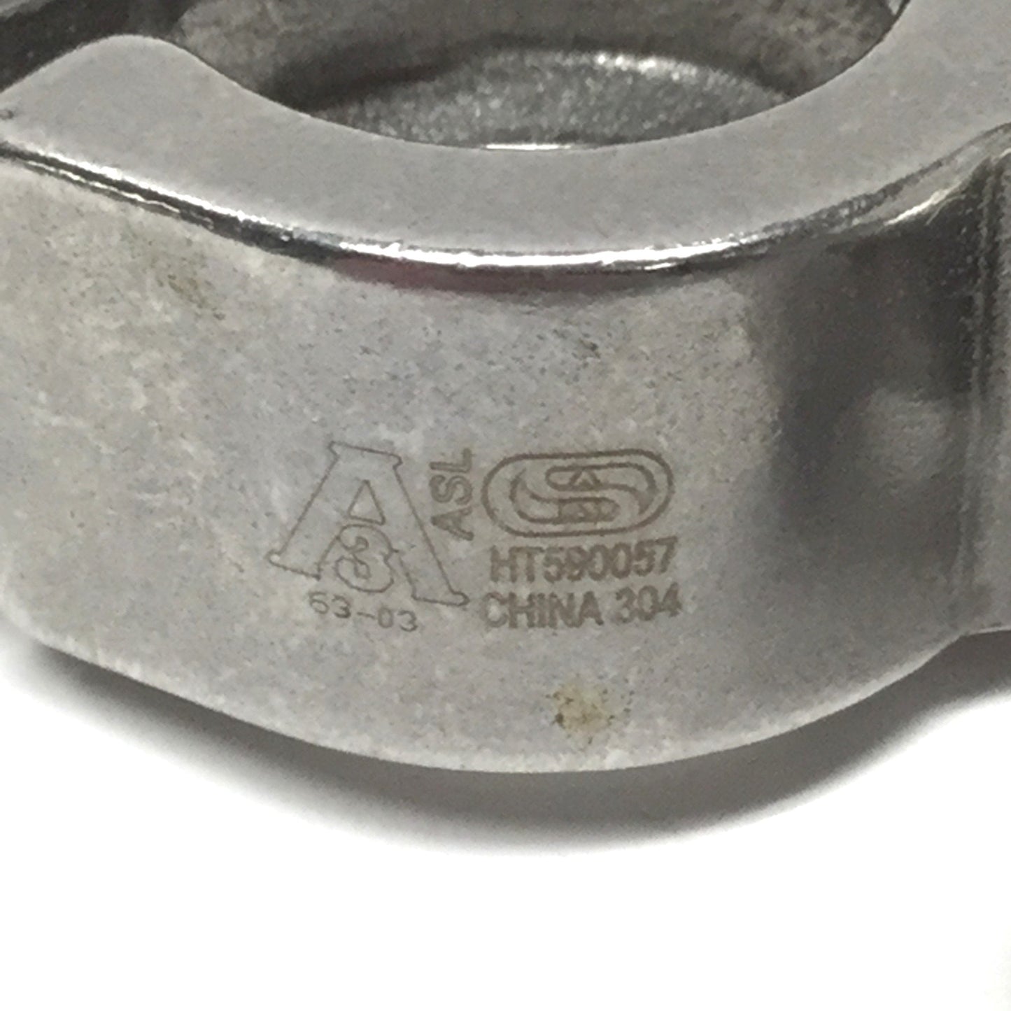 Used Lot of 5 3-A 63-03 Stainless Steel Heavy Duty Sanitary Tri-Clamp Fittings 3/4"