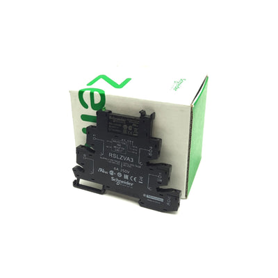 New Lot of 10 Schneider Electric RSL1PVFU Relay, 6A 250VAC Contact, 60VDC Coil