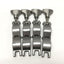 Used Lot of 4 Tri-Clover Stainless Steel Heavy Duty Sanitary Tri-Clamp Fittings 3/4"