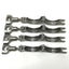 Used Lot of 4 Tri-Clover Stainless Steel Heavy Duty Sanitary Tri-Clamp Fittings 1.5"