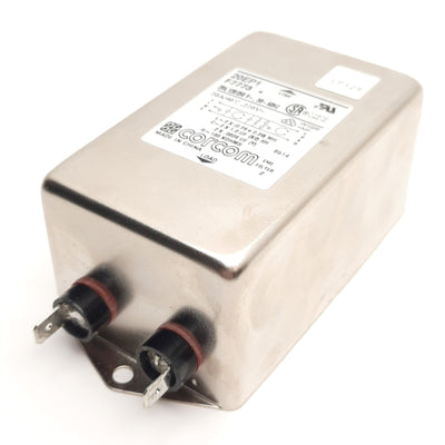Used Corcom 20EP1 Single Phase EMC/EMI Filter, 20A, 120/250V AC, Two-Stage