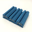 Used Lot of 69 Weidmuller WDU 4 BL Feed-Through Terminal Blocks, Blue, 800V 32A