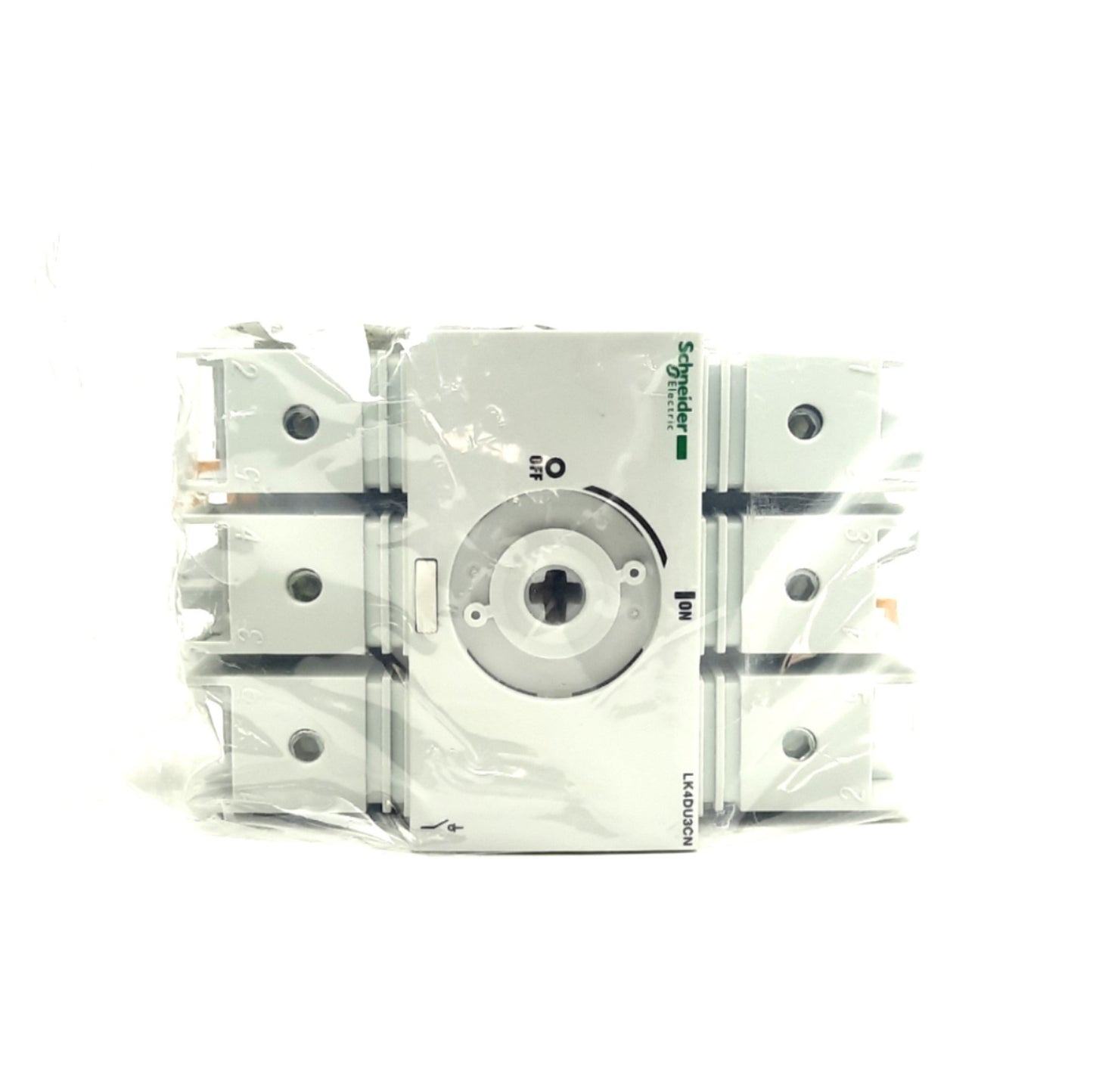 New Schneider Electric LK4DU3CN Disconnect Switch, 600VAC 30A 3P, DIN Rail