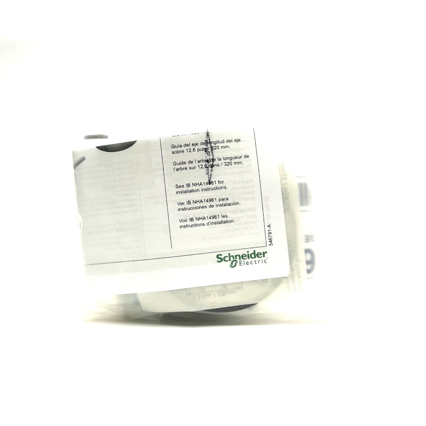 New Schneider Electric LK4AH0110CN Switch Handle, Black, For 30-100A Switches