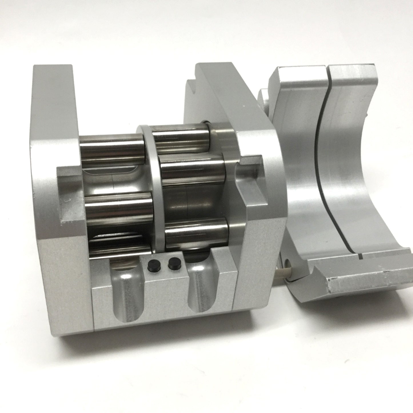 Used Flexicon Liquid Filling QC12 Peristaltic Pump Head Ø0.5-8mm ID Tube, Ø15mm Shaft