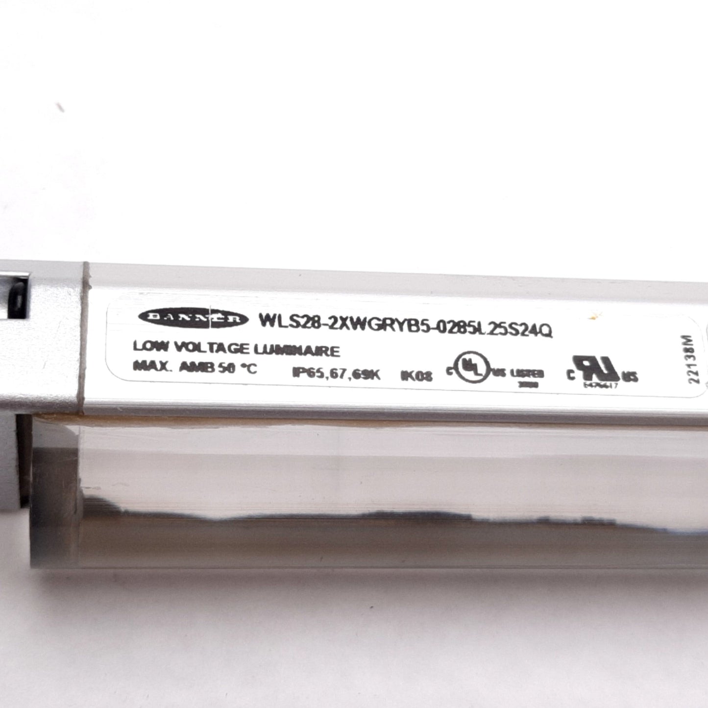 Used Banner WLS28-2XWGRYB5-0285L25S24Q Multicolor Light Strip, 285mm, 24VDC