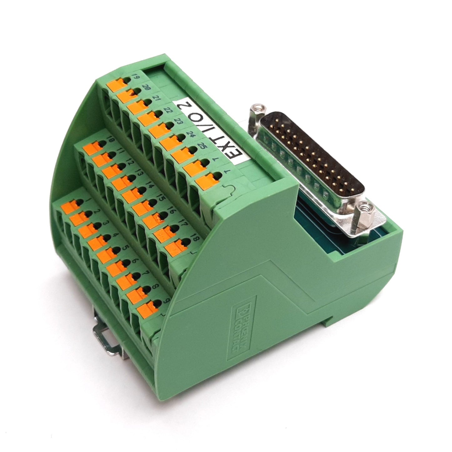 Used Phoenix Contact 2903781 Terminal Block Module, 25-Pin Male D-Sub to Terminals