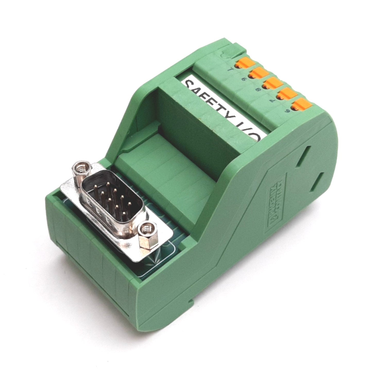 Used Phoenix Contact 2903777 Terminal Block Module, 9-Pin Male D-Sub to Terminals