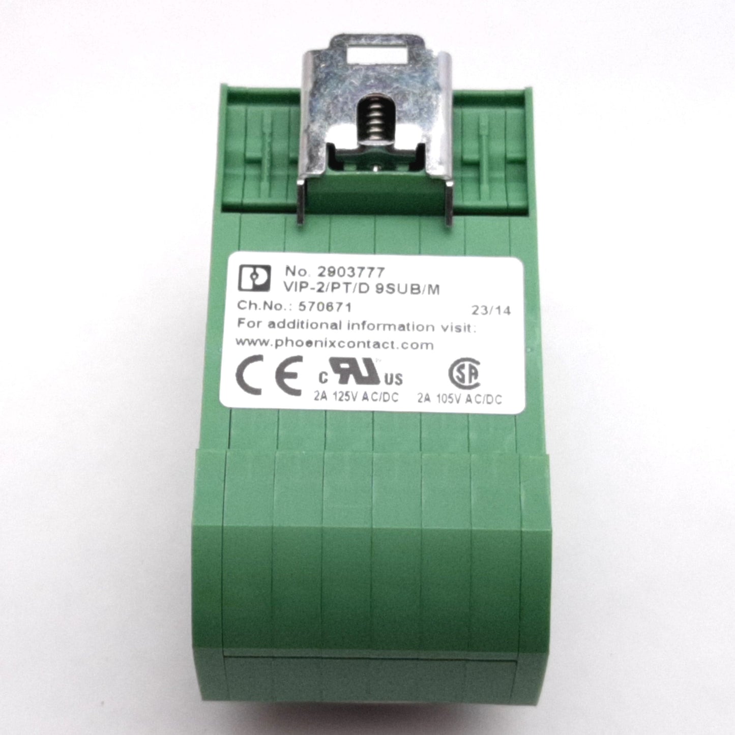 Used Phoenix Contact 2903777 Terminal Block Module, 9-Pin Male D-Sub to Terminals