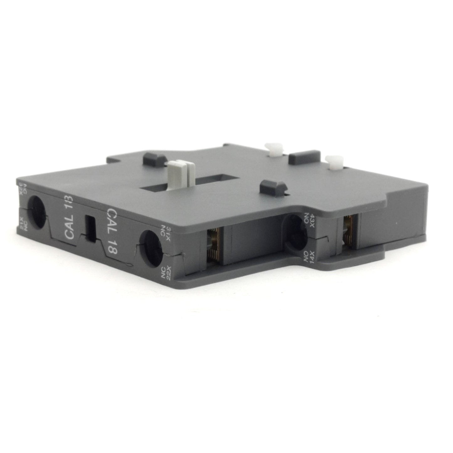 New Lot of 2 ABB CAL18-11 Auxiliary Contact Block, 2 Pole 1NC 1NO, 690VAC 16A