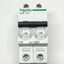 Used Schneider Electric A9F64206 Acti9 iC60a Circuit Breaker, 2-Pole, 400V 6A C-Curve