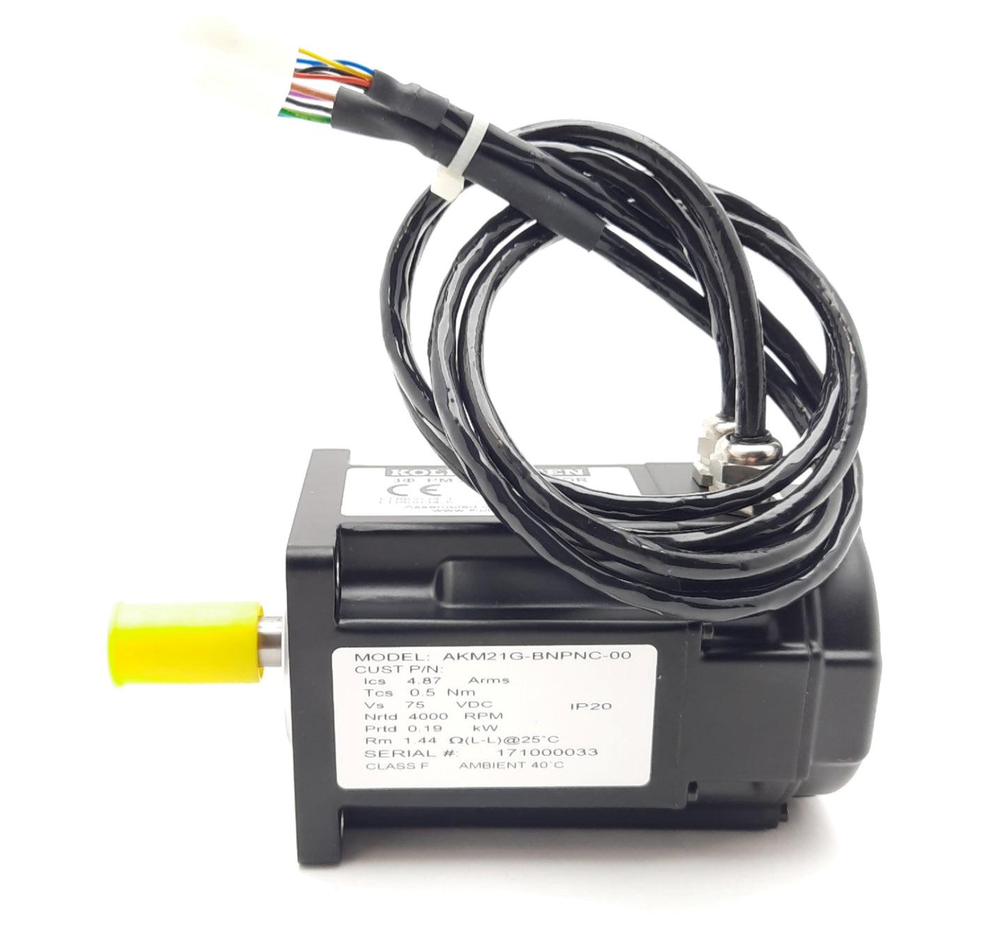 New kollmorgen AKM21G-BNPNC-00 Low Voltage Servo Motor 75VDC, 0.5Nm, 58mm Frame