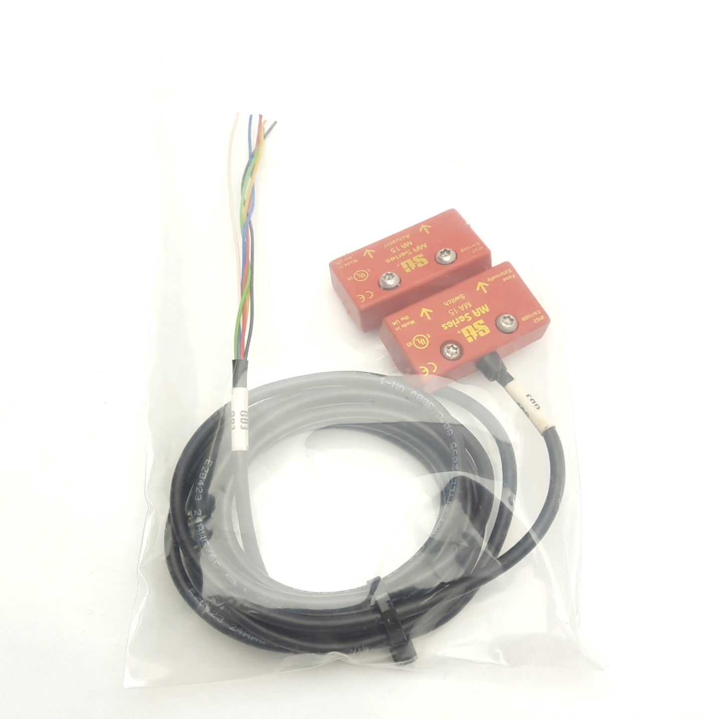 Used Omron Sti MA-15DP21 Safety Interlock Switch, 2NC, 7-12mm Make 12-25mm Break