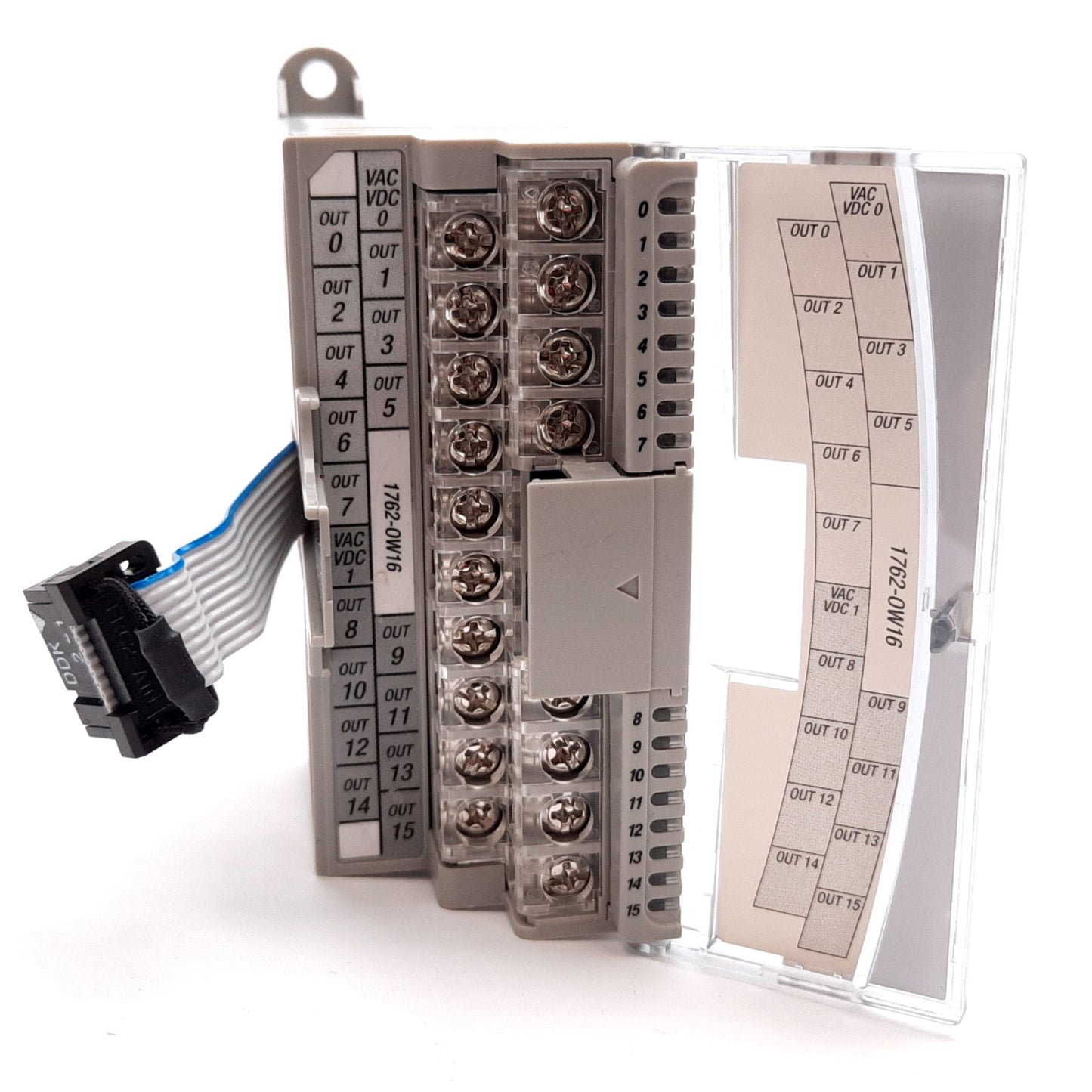Used Allen Bradley 1762-OW16 Ser A MicroLogix Relay Output Module 16-Pt 240VAC/125VDC