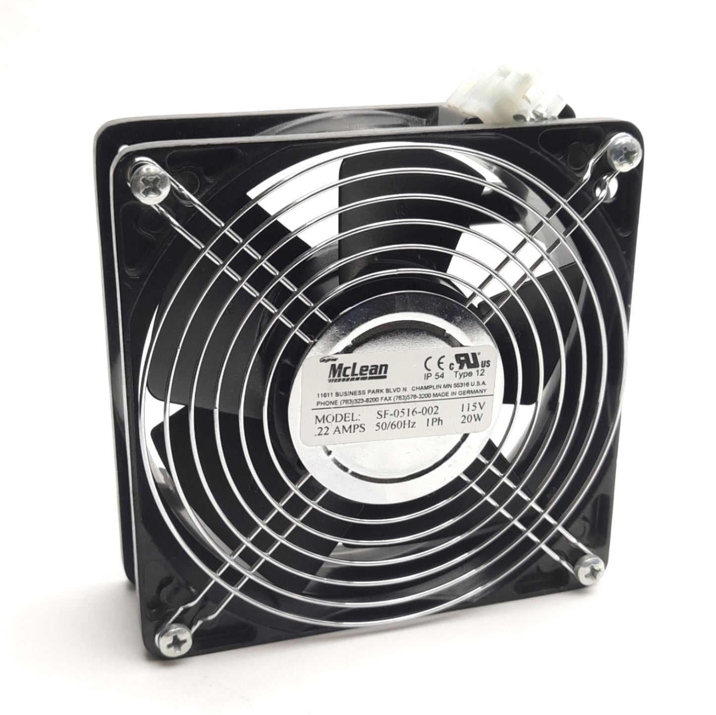 Used EBM Papst 4600N 466 Enclosure Fan For SF-0516-002, 115V, 120mm x 120mm