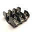 Used Lot of 5 LittelFuse LH25030-3S Fuse Holders 30A 250V, 3-Poles, ø0.563 x 2in Fuse