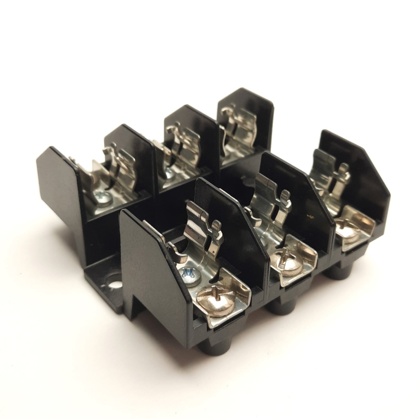 Used Lot of 5 LittelFuse LH25030-3S Fuse Holders 30A 250V, 3-Poles, ø0.563 x 2in Fuse