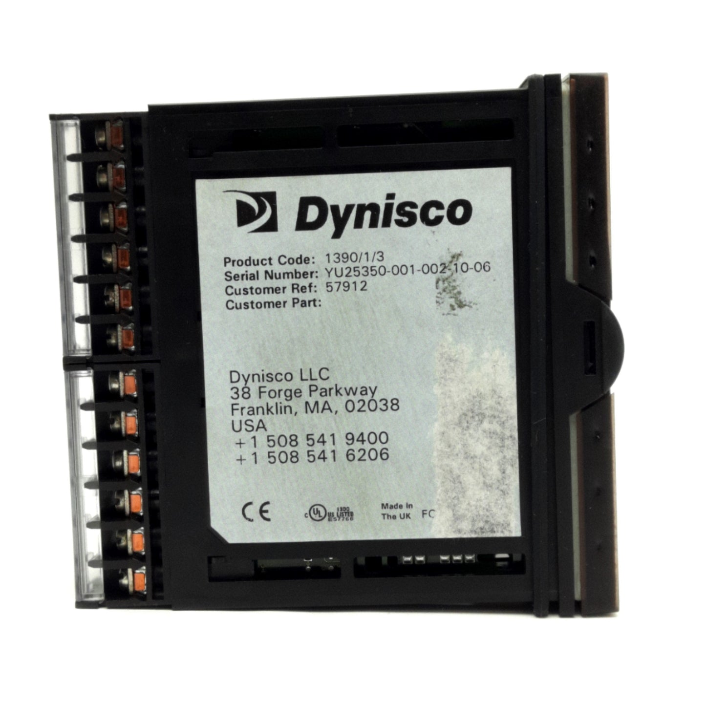 Used Dynisco 1390/1/3 Strain Gauge Indicator, 100-240VAC Line, Relay Output, 2-SPST