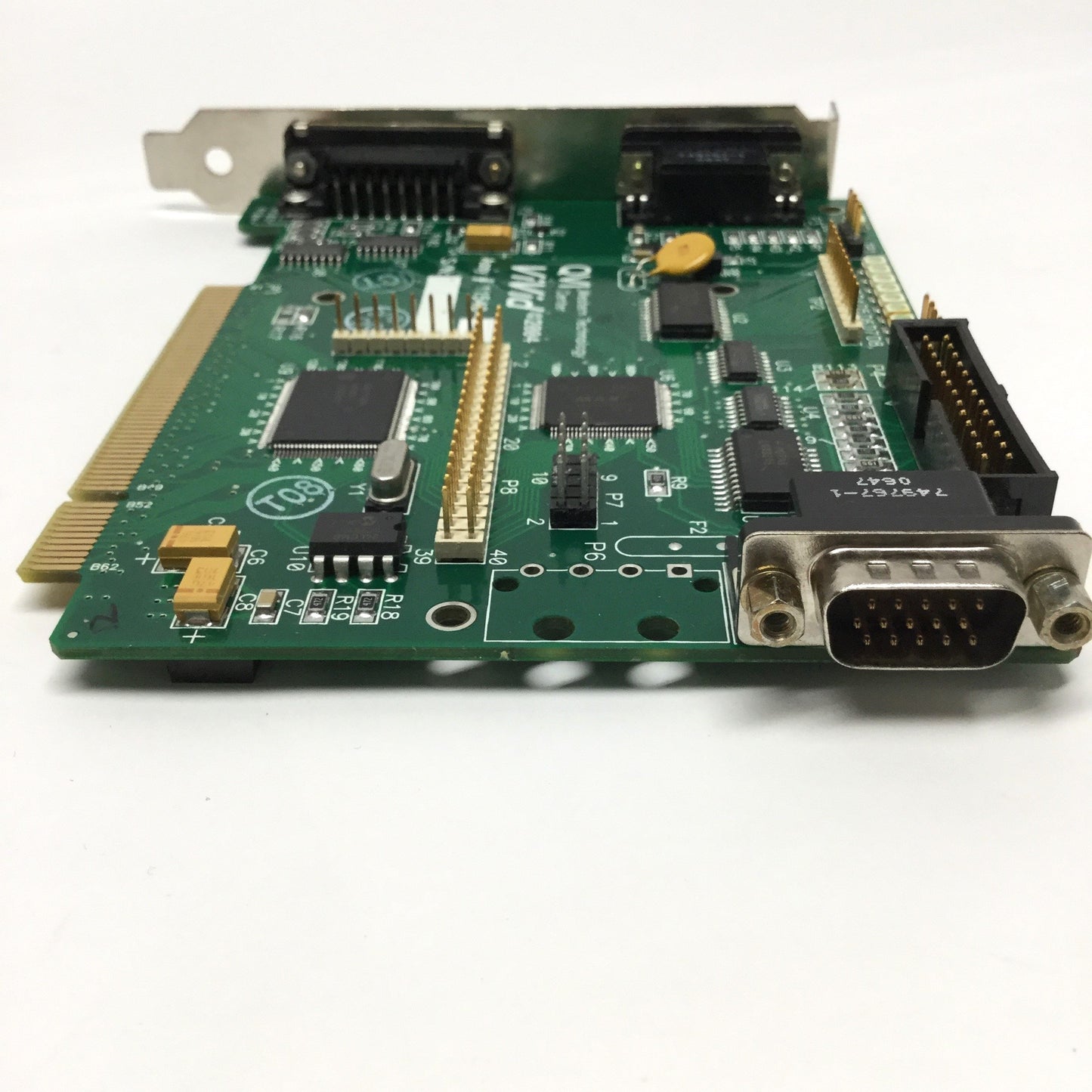 Used QVI 11540-505 ViVid Video Capture PC Card, PCI, 2x DB15 Male 1x DB15 Female