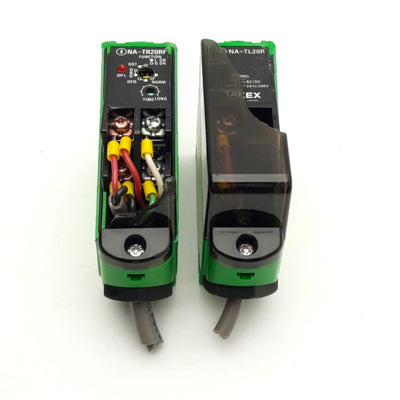 Used Takex NA-T20RF Through-Beam Photoelectric Sensor 20m Range, 24-240V 3A
