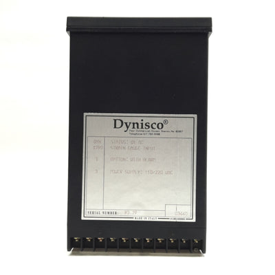 Used Dynisco 1290-1-3 Strain Gauge Input Indicator Dual Alarm 2-SPST, 110/220VAC 0.6A