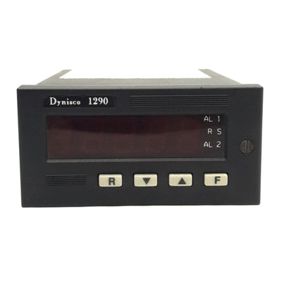Used Dynisco 1290-1-3 Strain Gauge Input Indicator Dual Alarm 2-SPST, 110/220VAC 0.6A