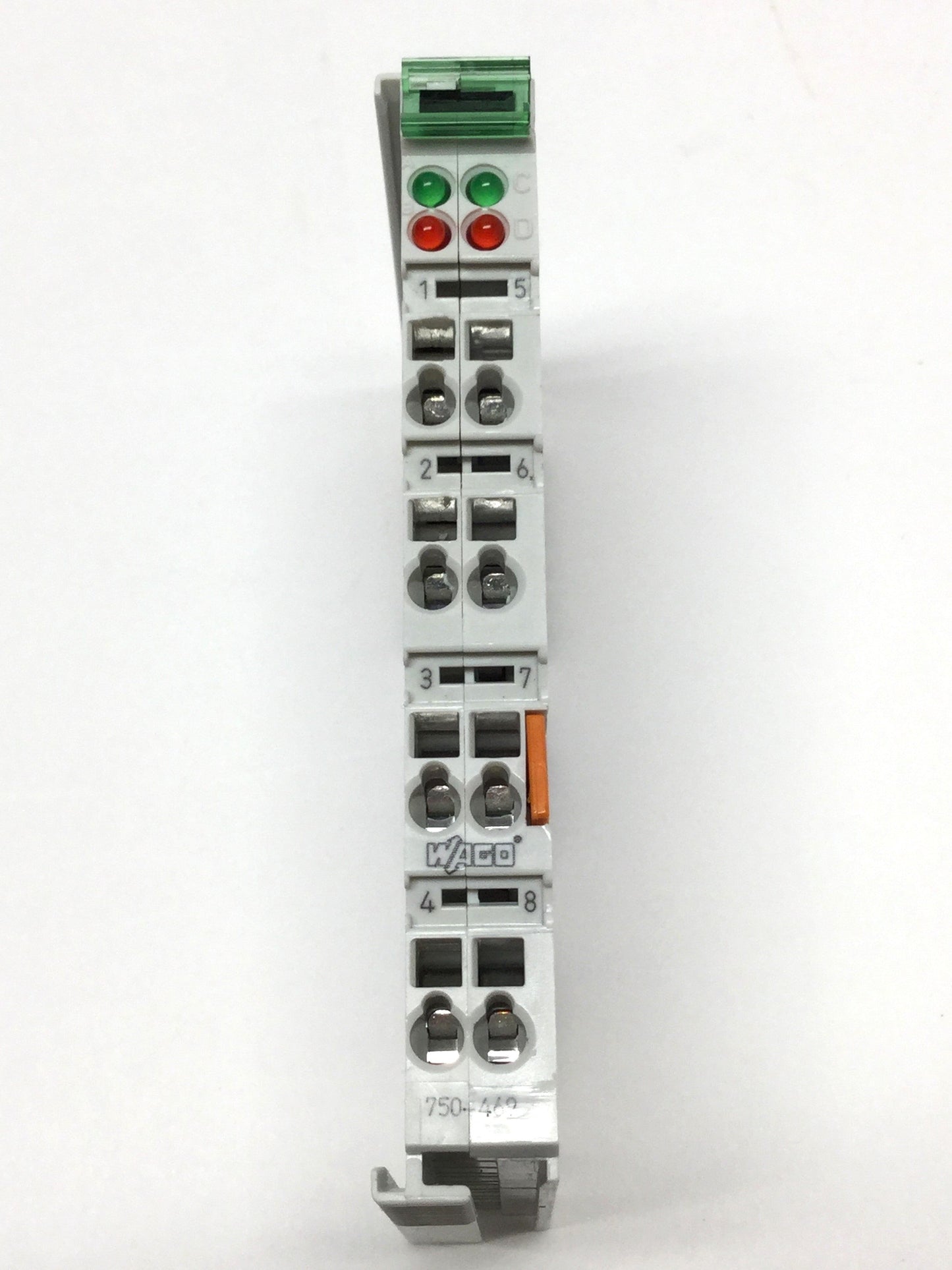 Used Wago 750-469 Thermocouple Analog Input Module K-Type Diagnostic 2-Channel, 24VDC
