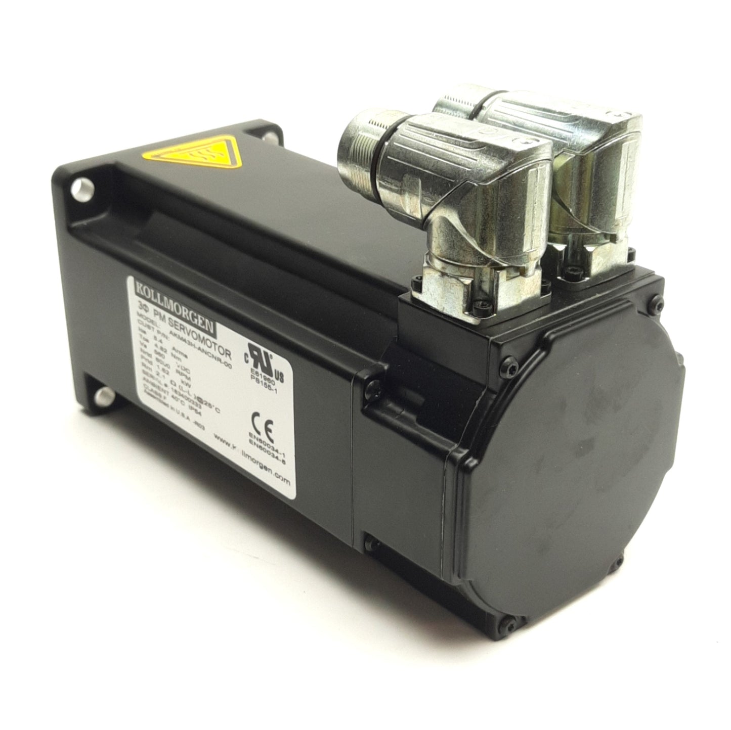 New Kollmorgen AKM43H-ANCNR-00 Servo Motor 84mm Frame, w/ Resolver Feedback