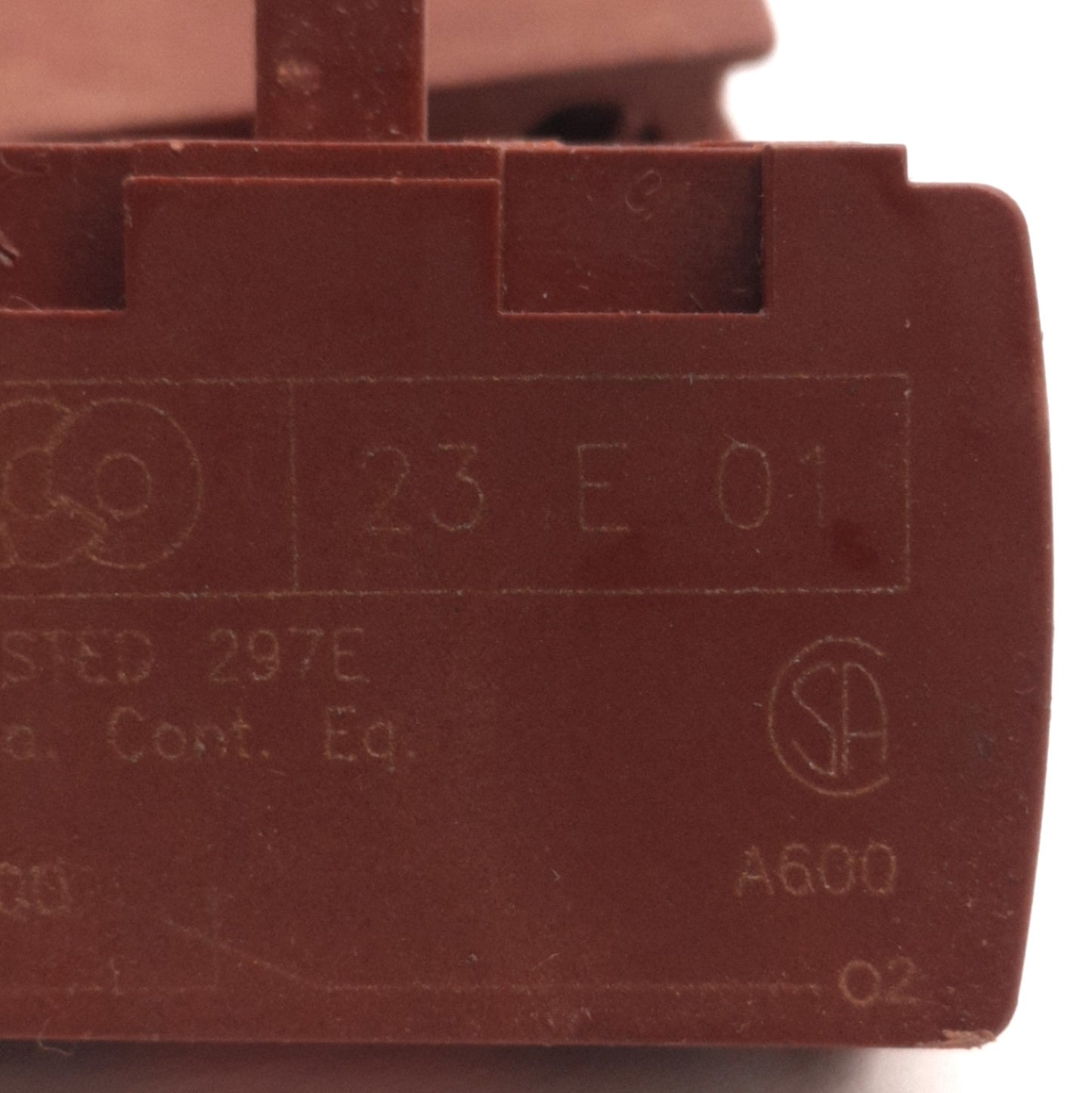 Used Lot of 3 Baco 23E01 Contact Blocks for 22mm Devices, Normally Closed, 660VAC 16A