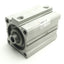 Used SMC NCDQ2A50-50D Pneumatic Cylinder 1/4" NPT, 1.0 MPa, 50mm Stroke/Bore