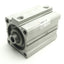 Used SMC NCDQ2A50-50D Pneumatic Cylinder 1/4" NPT, 1.0 MPa, 50mm Stroke/Bore