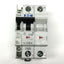 Used Eaton FAZ-C10/1N Circuit Breaker 1-Pole + N, 10A 240VAC w/Aux Contact 1NO-1NC