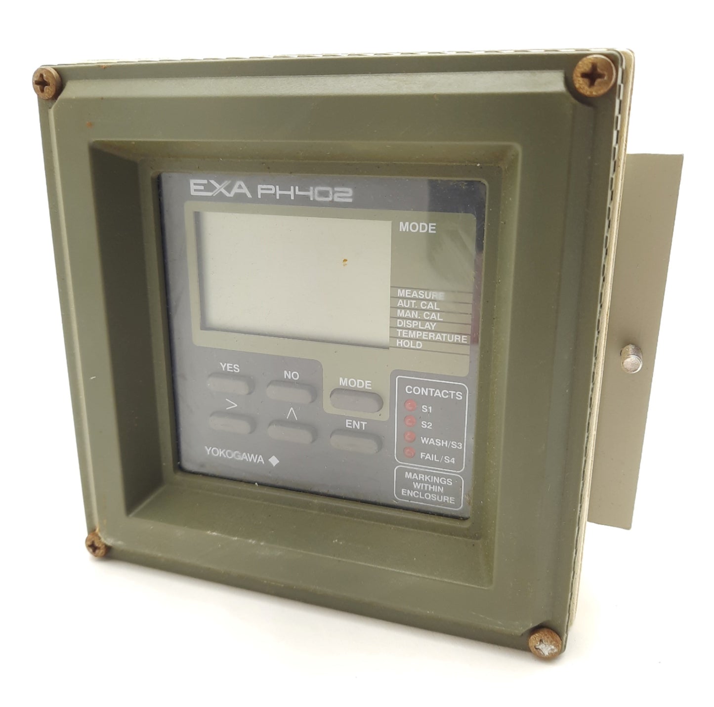 Used Yokogawa EXA PH402G pH Converter, pH/ORP/rH/Temperature Inputs, 115V 50/60Hz