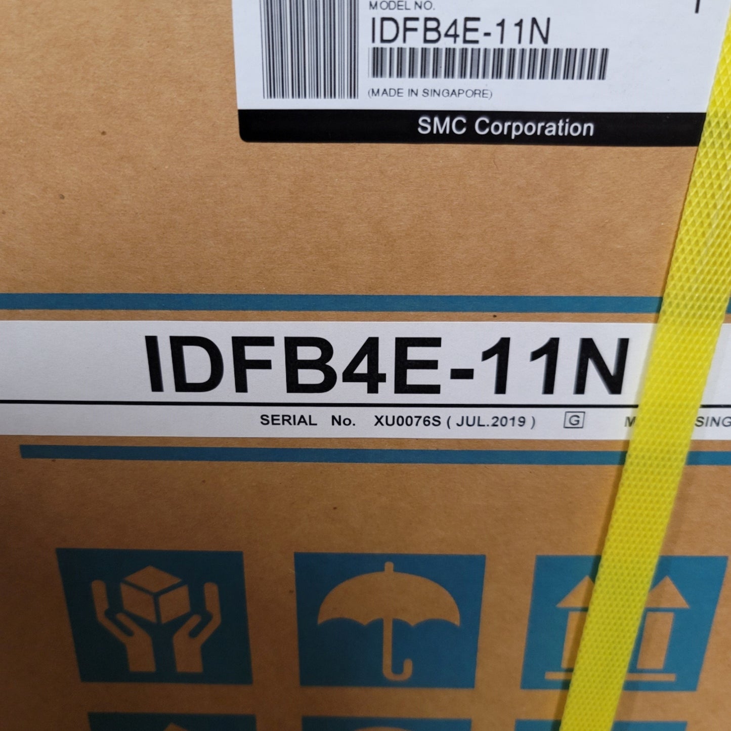 New SMC IDFB4E-11N Refrigerated Air Dryer 17CFM, 22-150psi, 1/2"NPT, 115VAC 3.0A