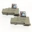 Used Lot of 2 Omron MY2IN-D2 Plug-In Relay DPDT 24VDC Coil, 250VAC 10A w/Socket Base