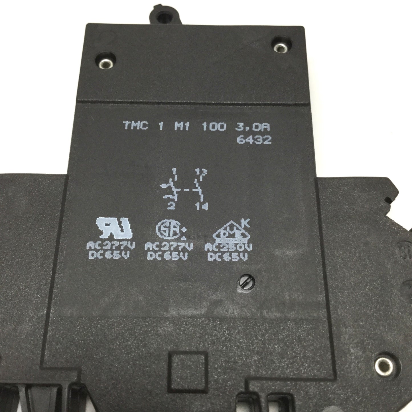 Used Phoenix TMC 1 M1 100 3,0A Thermomagnetic Circuit Breaker 3A 1-Pole + 1NO Contact