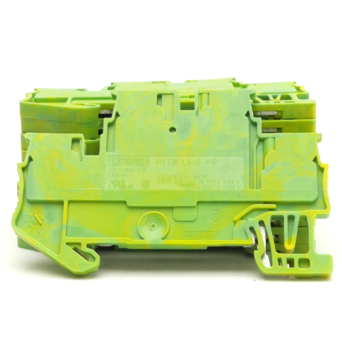 New – Open box Lot of 10 Phoenix Contact PTTP 1,5/S-PE Double-Level Terminal Block, 500V 16A